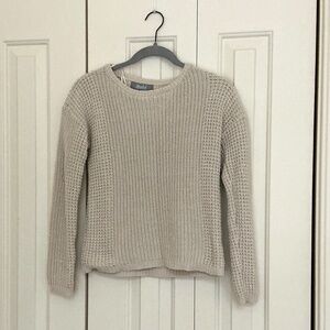 White Knit Sweater